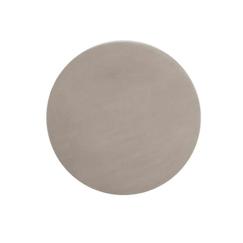 Outdoor MGO Round U-Shape Side Table Light Grey by HouseOfZazla