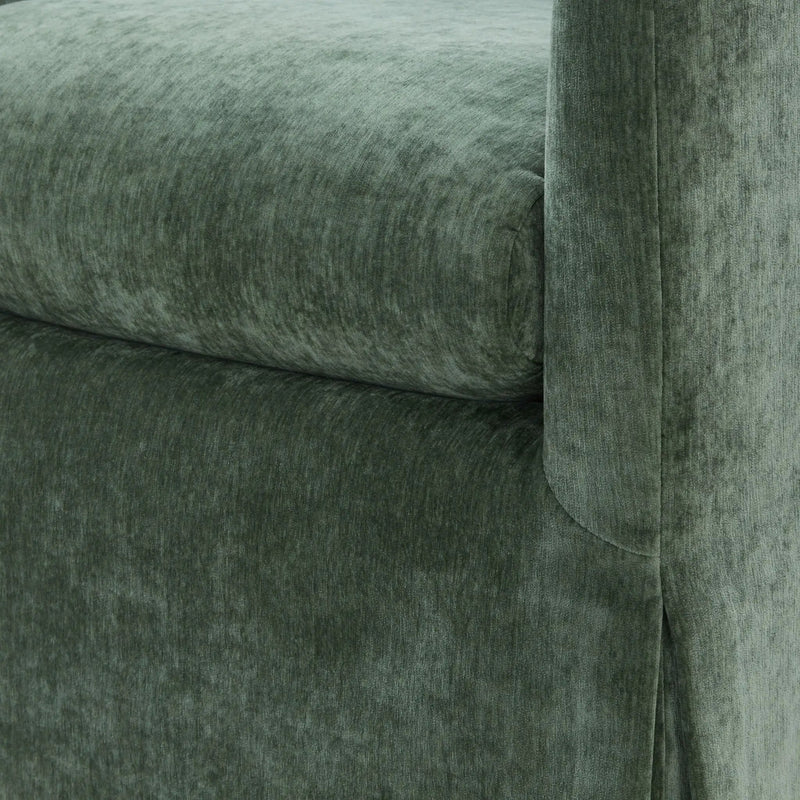 Luisa - Skirted Swivel Accent Chair by HouseOfZazla
