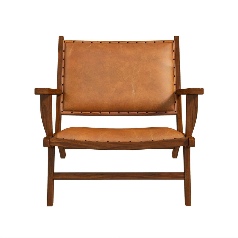 Daniel - Arm Chair - Brown / Tan by HouseOfZazla
