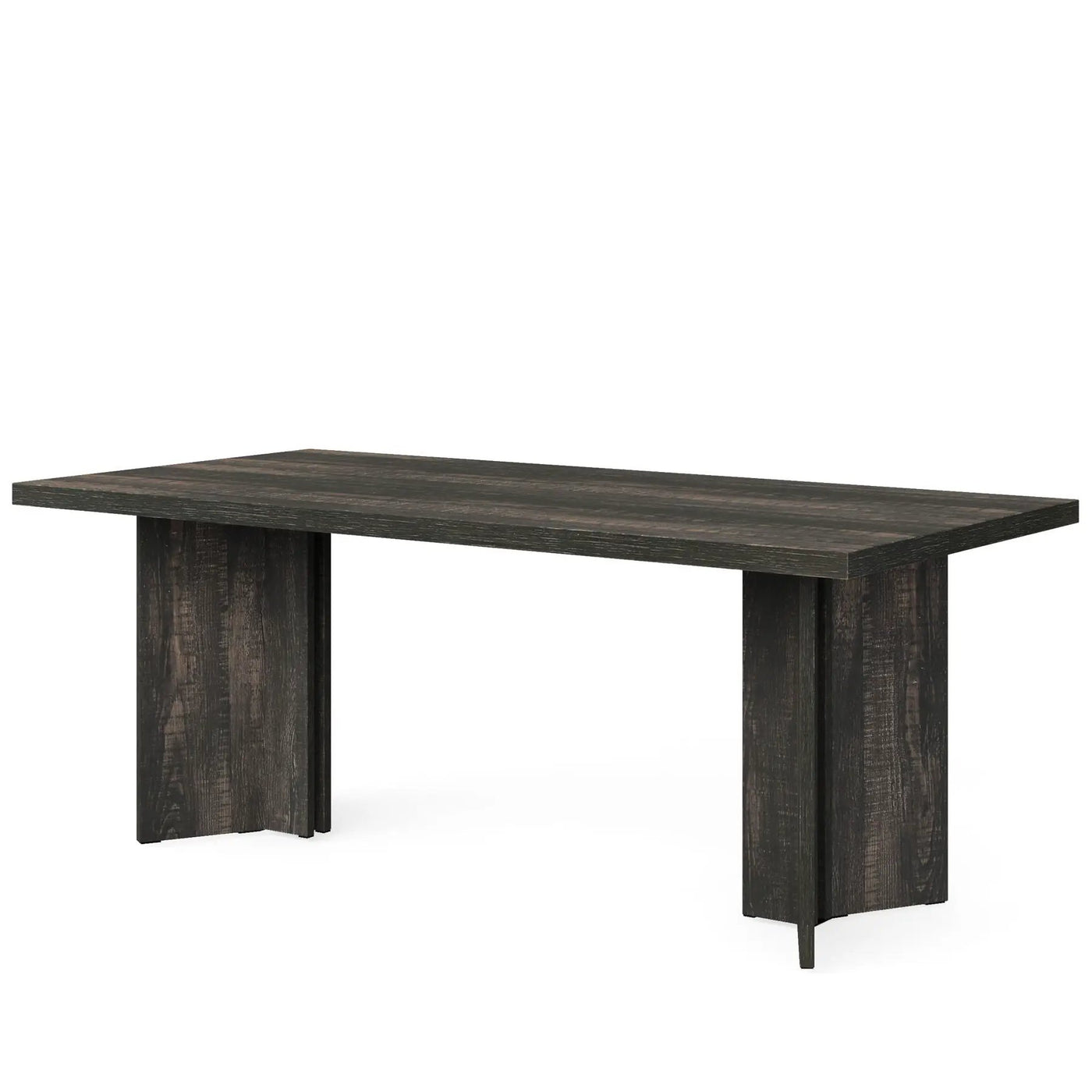 Dining Table For 4 - 6 People, Kitchen Table With Thick Top by HouseOfZazla