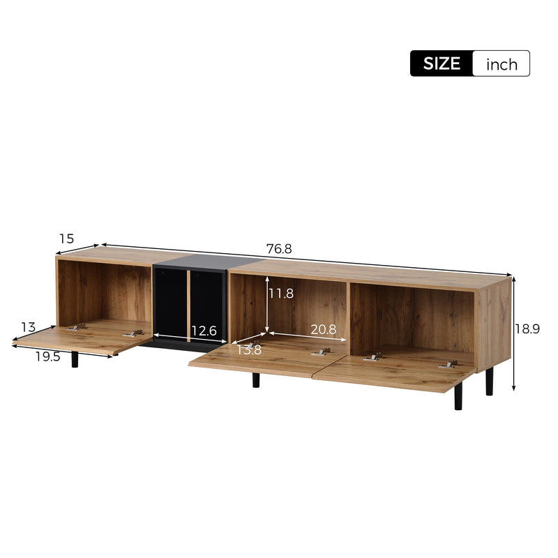 Modern Natural Wood color TV Stand by BLAKHOM