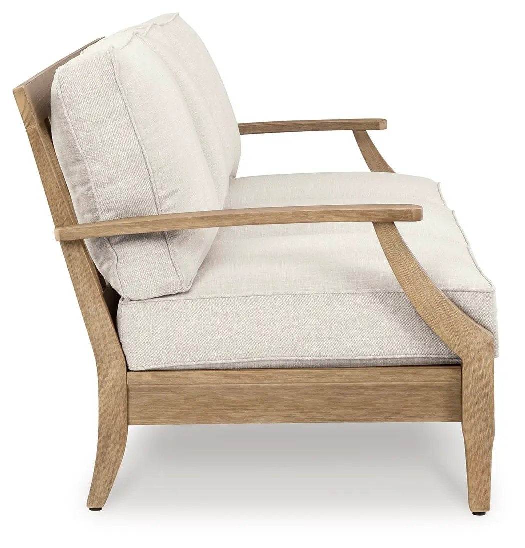 Carter Hall - Sofa With Cushion - Beige by Unique Piece Furniture