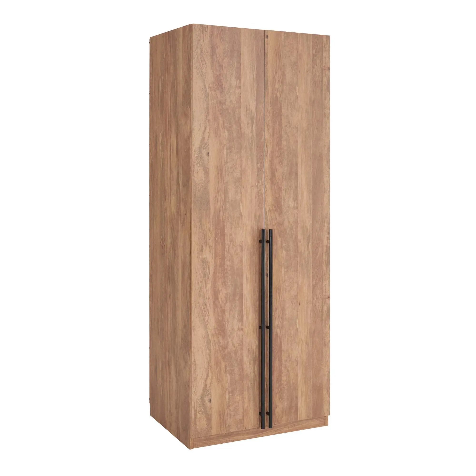 Lee - Free Standing Wardrobe Closet With Adjustable Shoe Shelves by HouseOfZazla