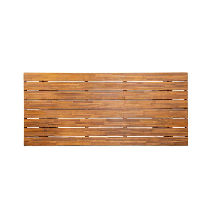 Outdoor Acacia Wood Dining Table with Teak Finish by HouseOfZazla
