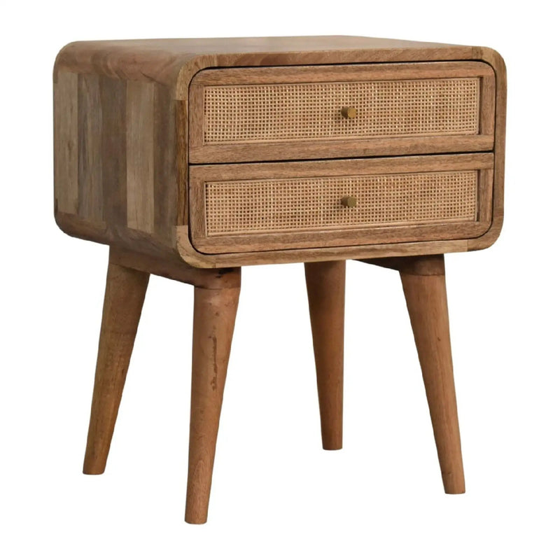 Close Knit 2 Drawer Nightstand - Oak by Unique Piece Furniture