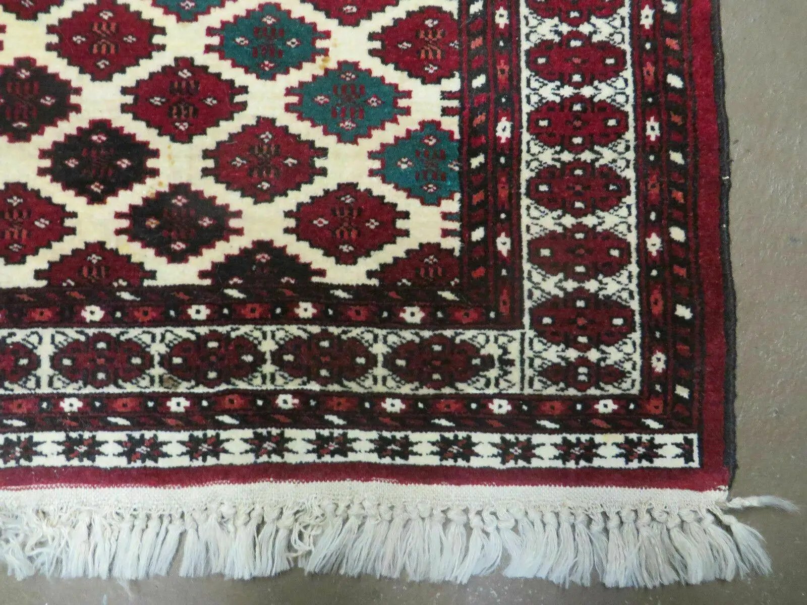 3' X 4' Vintage Handmade Pakistan Bokhara Turkoman Balouch Wool Rug Mat Nice by Jewel Rugs