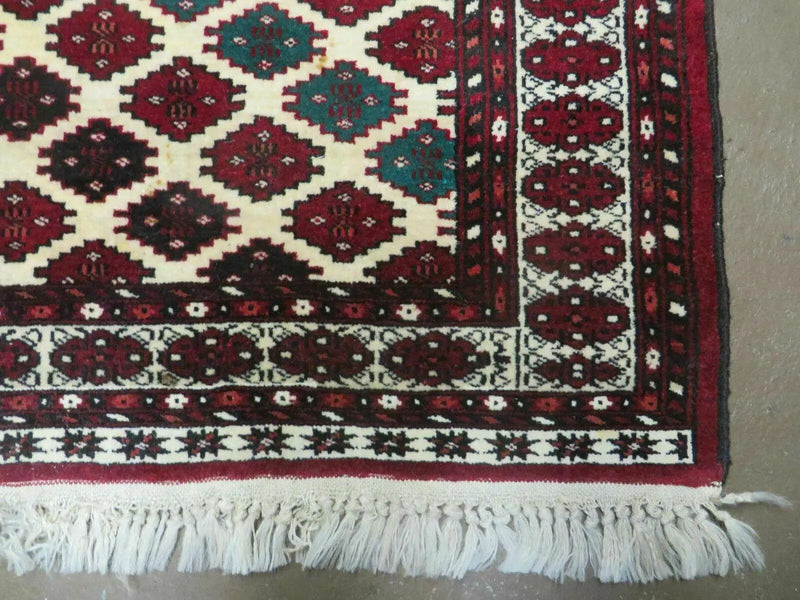 3' X 4' Vintage Handmade Pakistan Bokhara Turkoman Balouch Wool Rug Mat Nice by Jewel Rugs