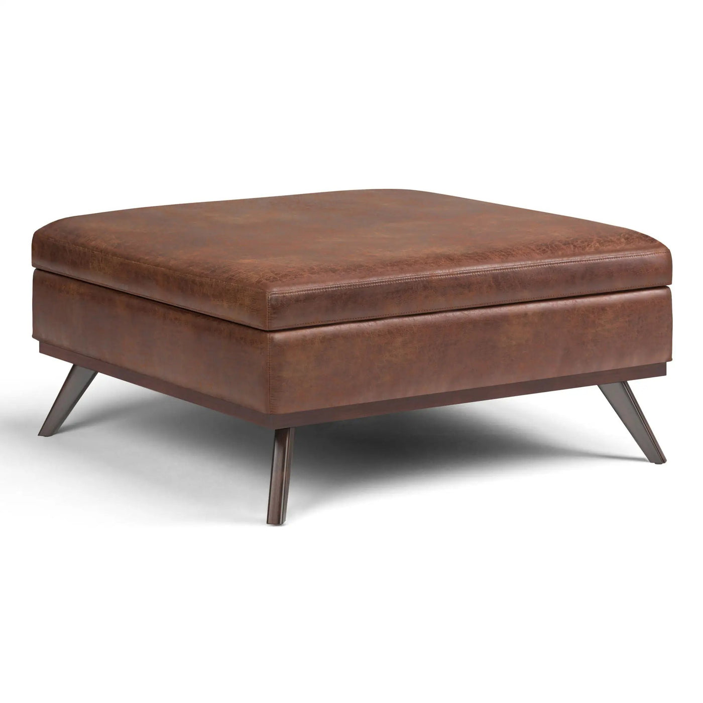 Owen - Multifunctional Square Coffee Table Storage Ottoman by HouseOfZazla