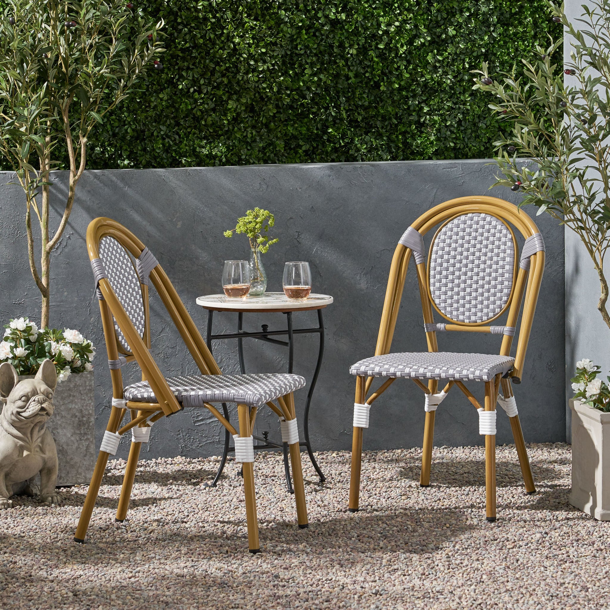French Bistro Chair Set of 2 by HouseOfZazla