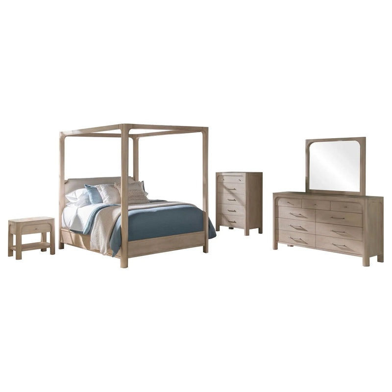 Solano 5-piece Eastern King Bedroom Set Weathered Mango by Unique Piece Furniture