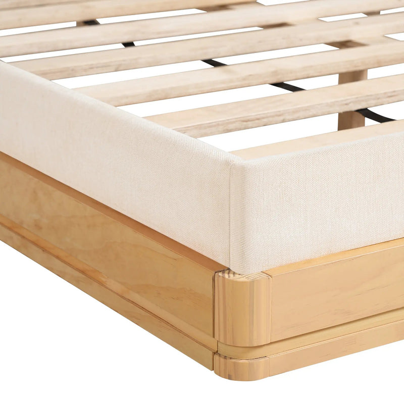 Mid-Century Modern Wood Bed Frame by HouseOfZazla