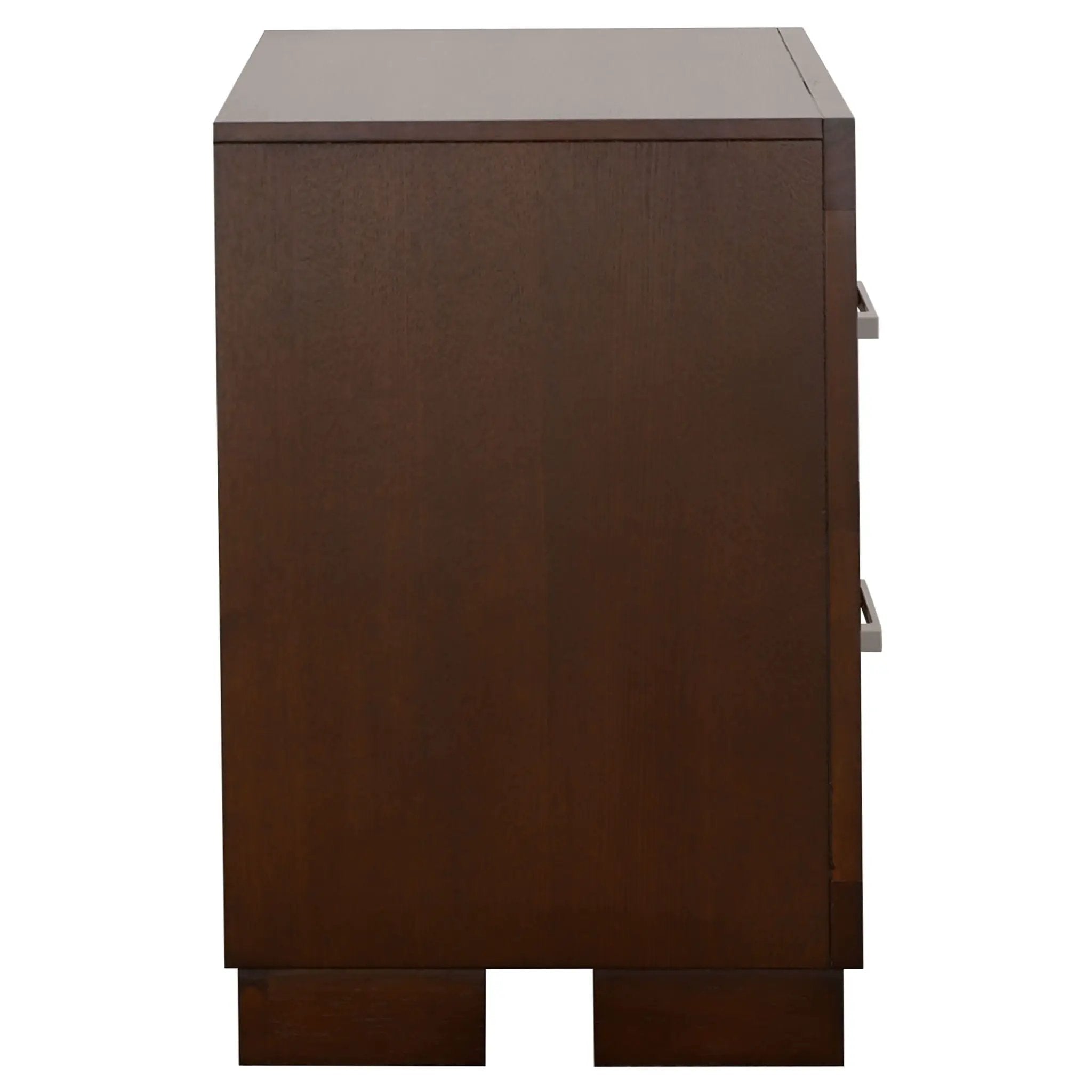 Polk - 2 Drawer Nightstand With Slim Handles - Cappuccino