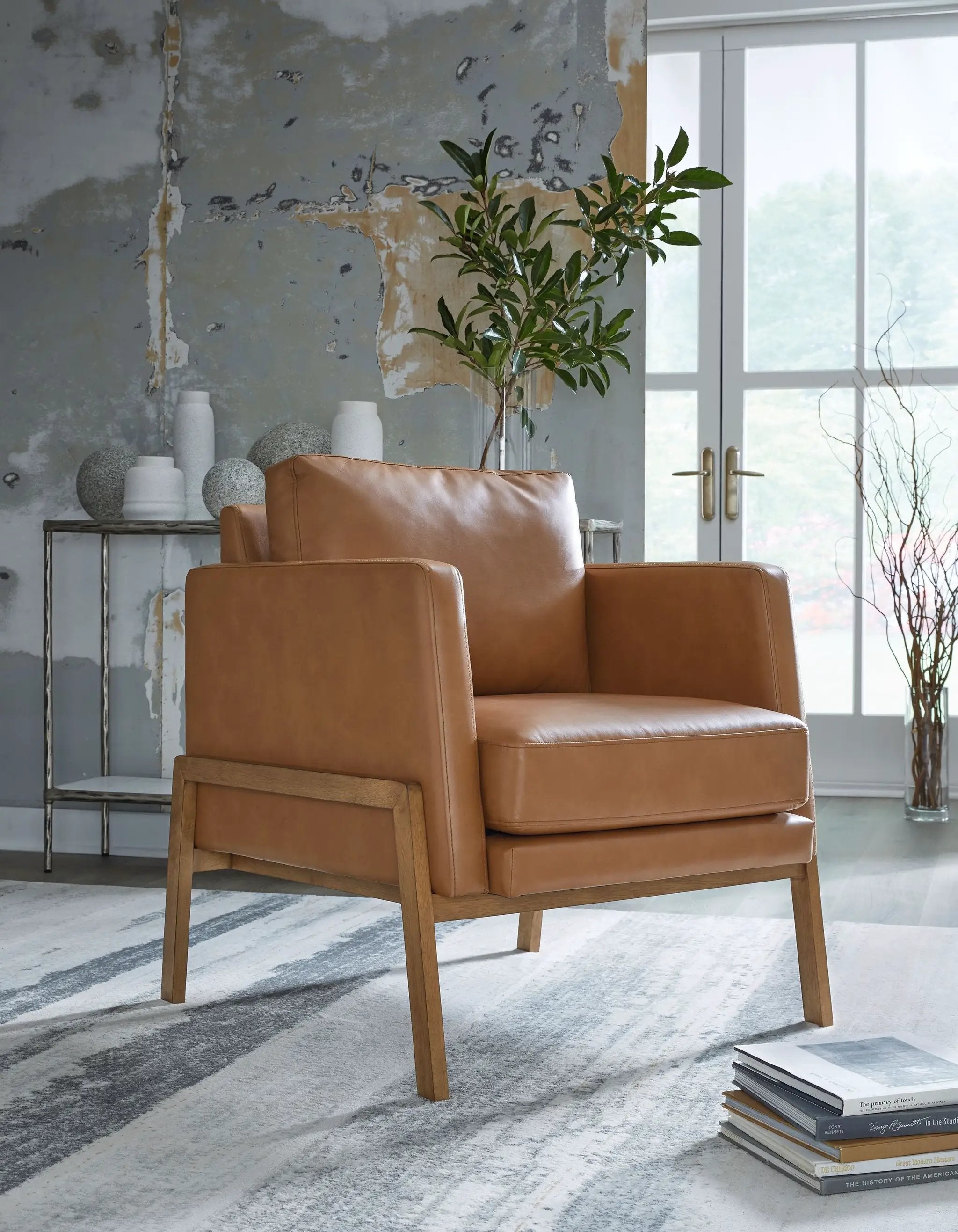 Numund - Accent Chair - Caramel by Unique Piece Furniture