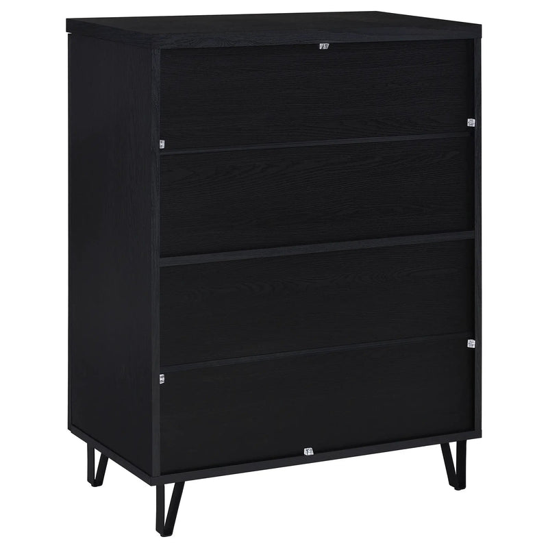 Brixton 2-door Entryway Shoe Storage Cabinets Black by Unique Piece Furniture