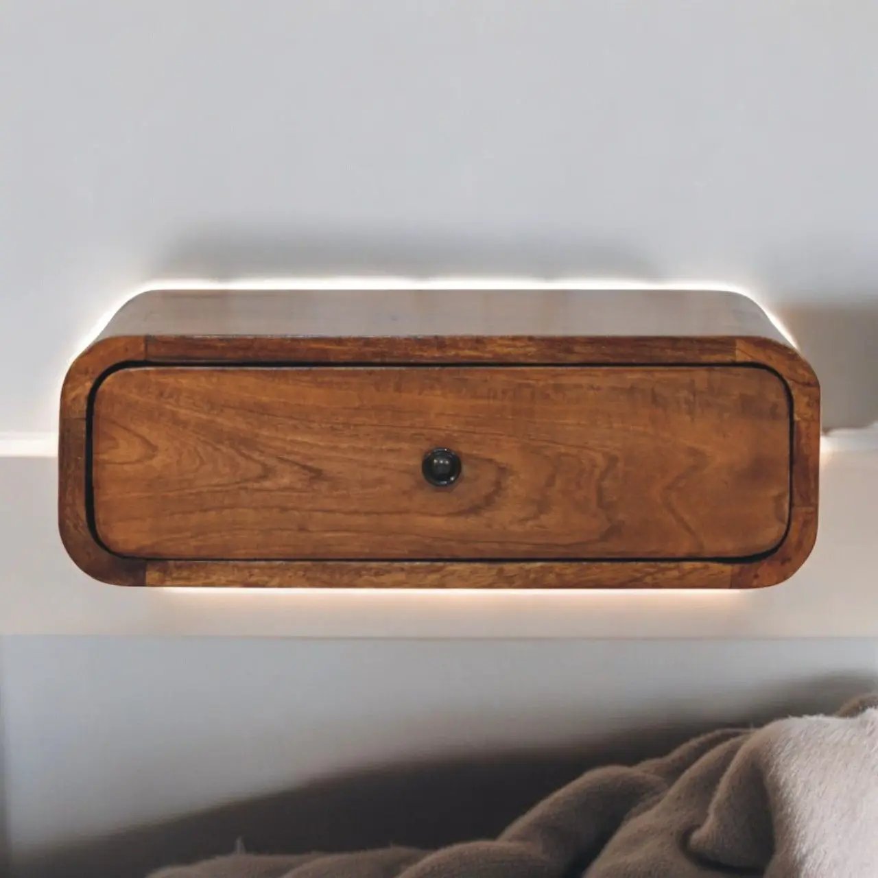 Avora - Wall Mounted 1 Drawer Nightstand by Unique Piece Furniture