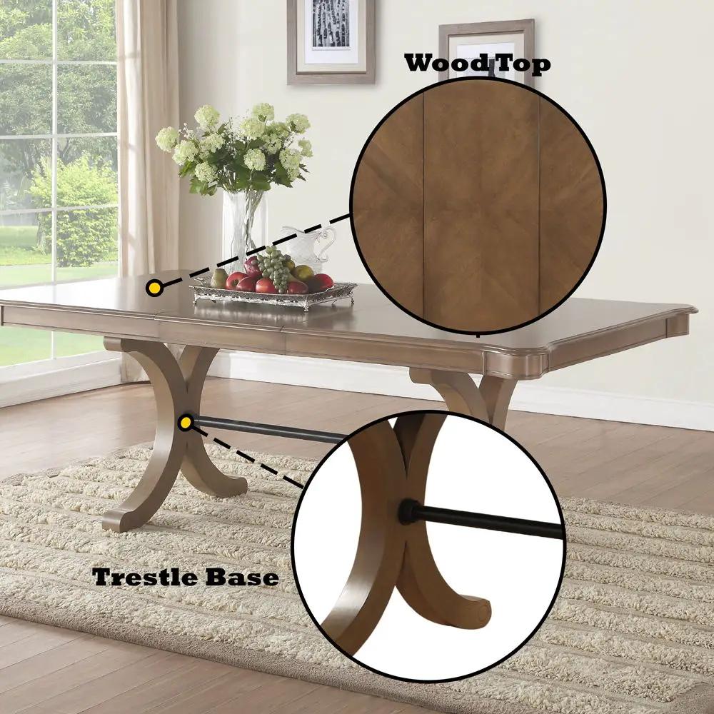 Harald - Dining Table - Gray Oak by Unique Piece Furniture