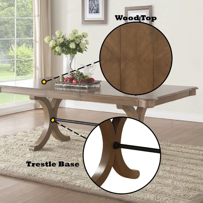 Harald - Dining Table - Gray Oak by Unique Piece Furniture