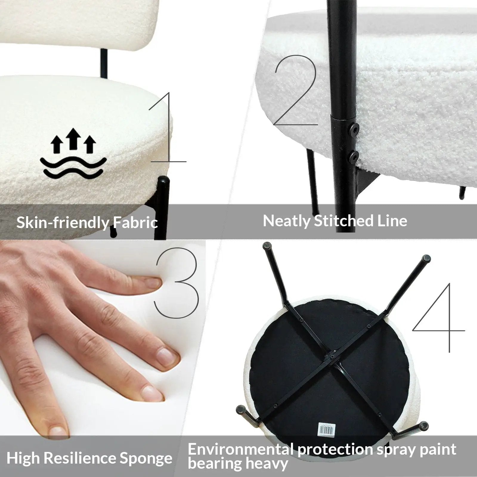 Extendable Dining Table Set With Curved Backrest Upholstered Chairs by Unique Piece Furniture