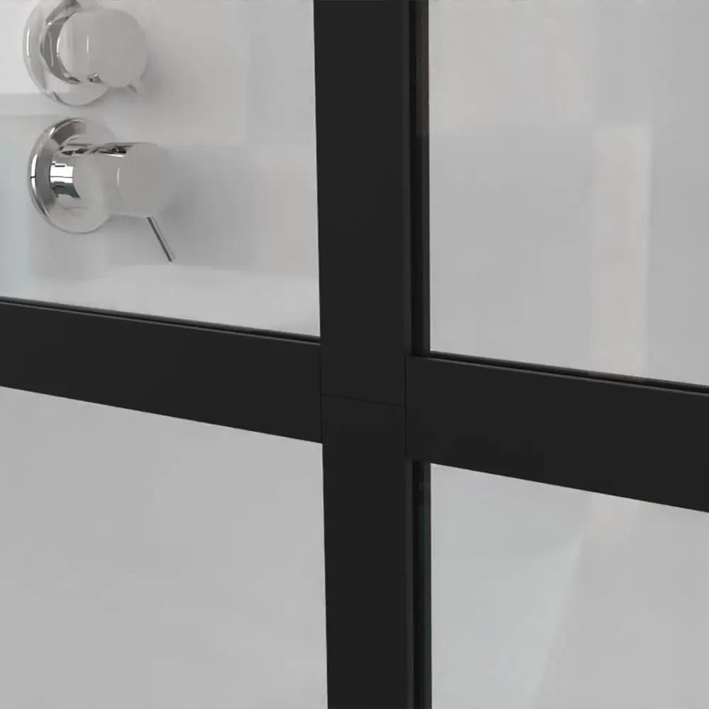 Shower Screen Walk In Wet Room - Black by HouseOfZazla