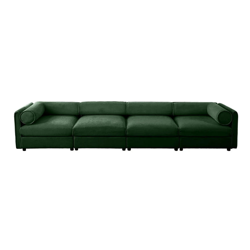 Stylish Sofa With Storage Seat And Cylindrical Backrest by HouseOfZazla