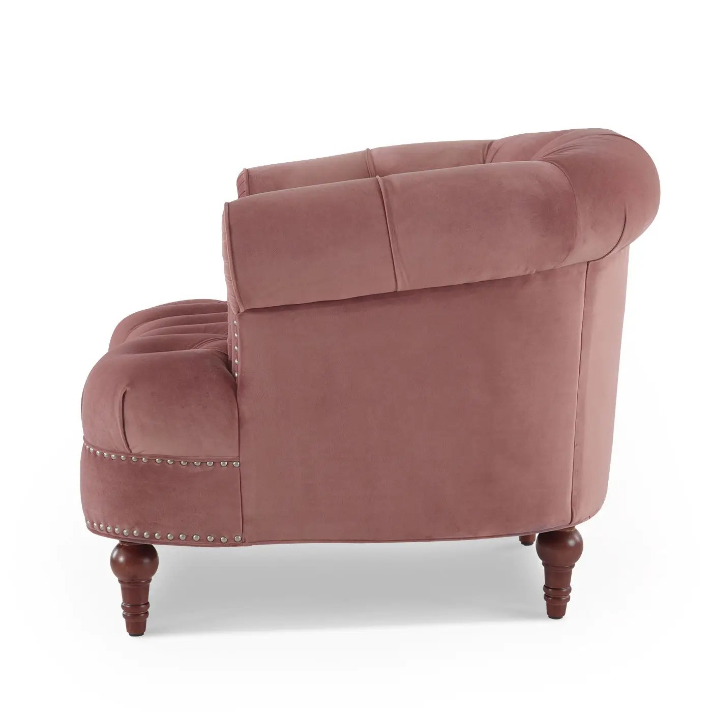 La Rosa - Victorian Tufted Upholstered Accent Chair by HouseOfZazla