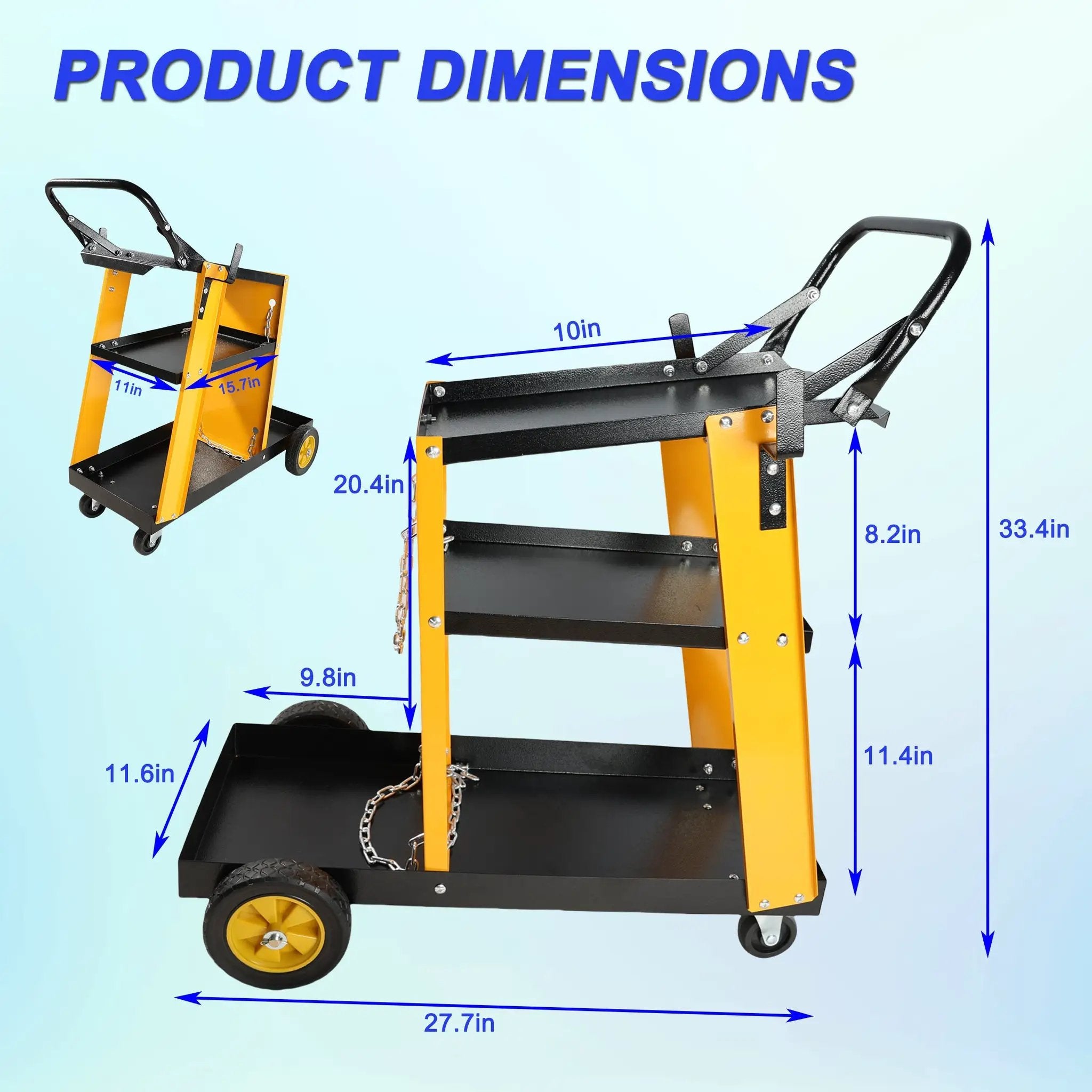 Multi Function 3 Tier Welding Cart by HouseOfZazla