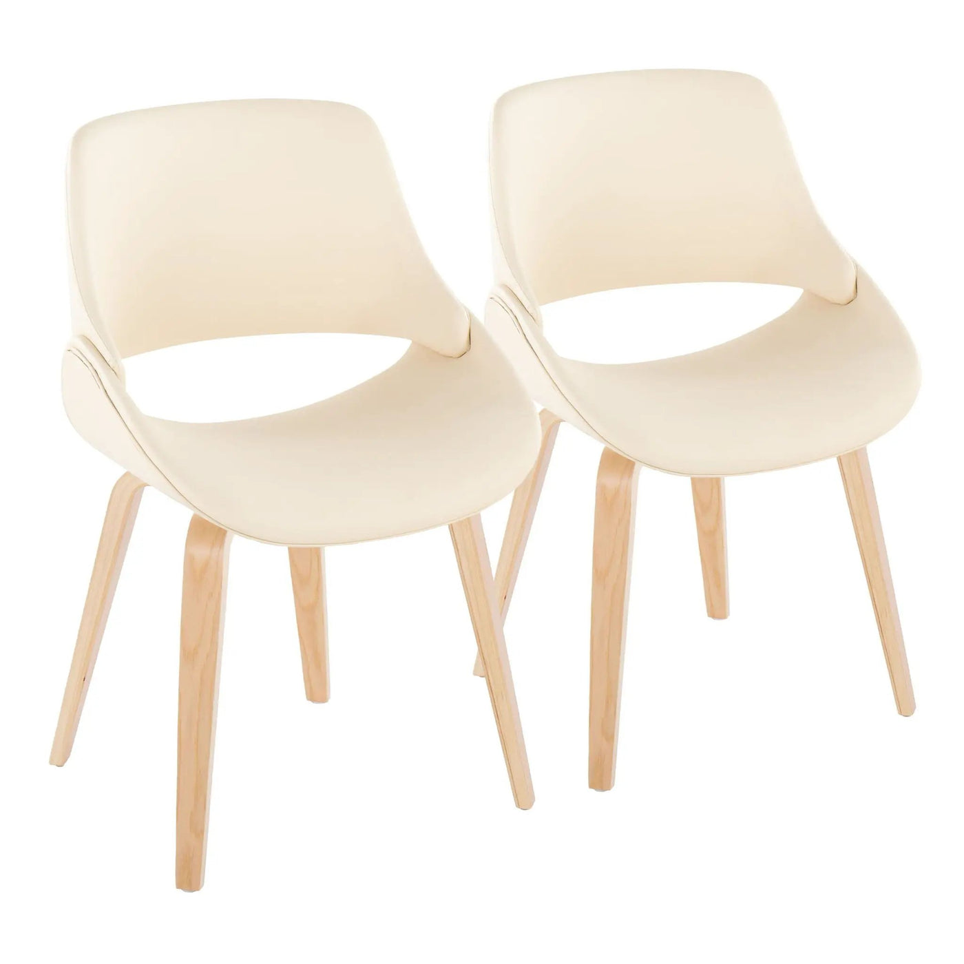 Fabrico - Mid-Century Modern Style Dining Chair (Set of 2) by HouseOfZazla