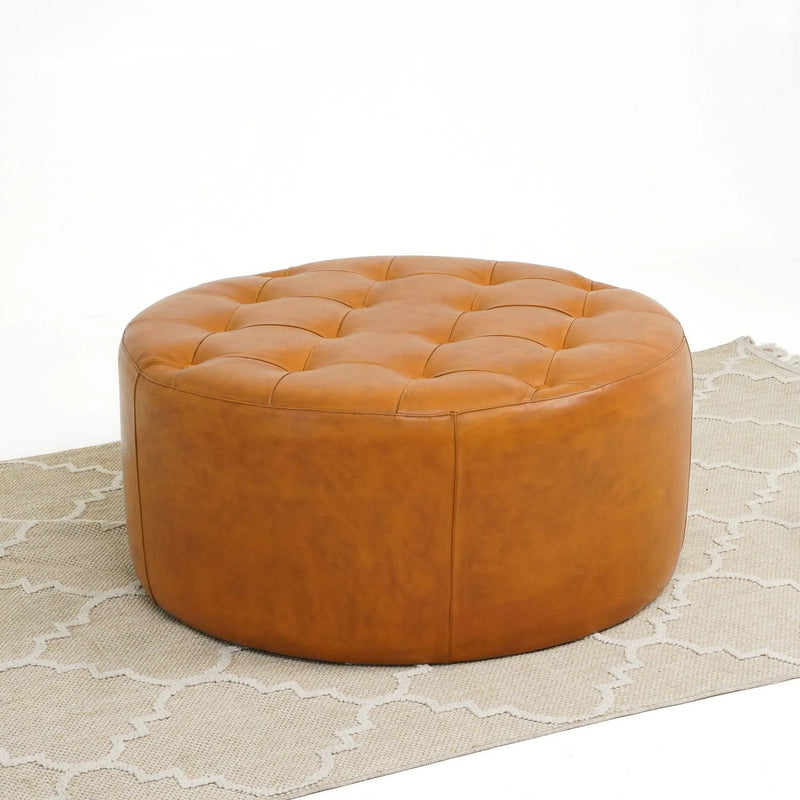 Seletar - Ottoman - Light Tan by Unique Piece Furniture