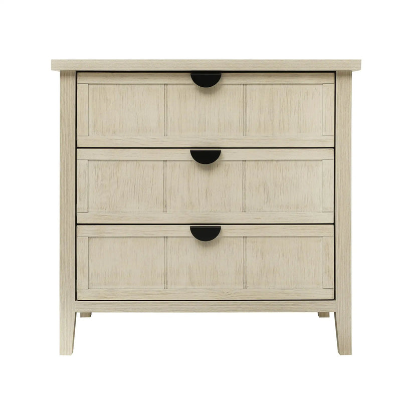 3 Drawer Cabinet, For Bedroom - Natural by HouseOfZazla