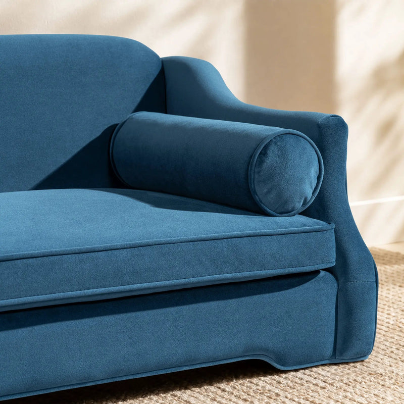 Paloma 35.5" Dog Sofa Bed, Medium, Satin by HouseOfZazla