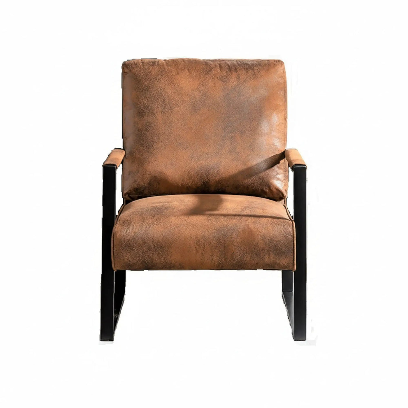 Classic Mid Century Modern Accent Chair With Durable Square Metal Frame, Armchair by Unique Piece Furniture