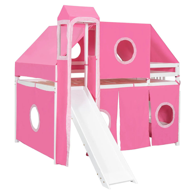 Loft Bed With Tent And Tower