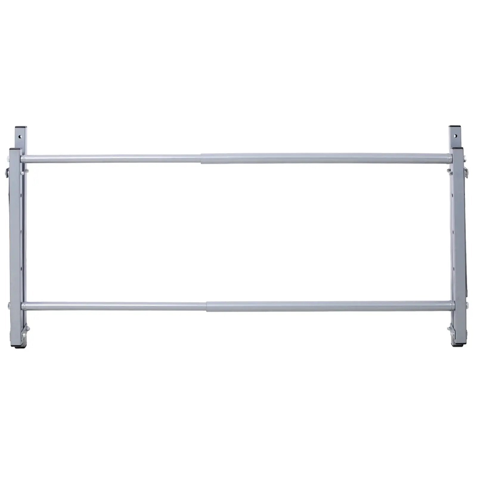 Wall-Mounted Folding Tire Storage, 30.5 To 50.5" Wide, Supports 300 Pounds - Silver by HouseOfZazla