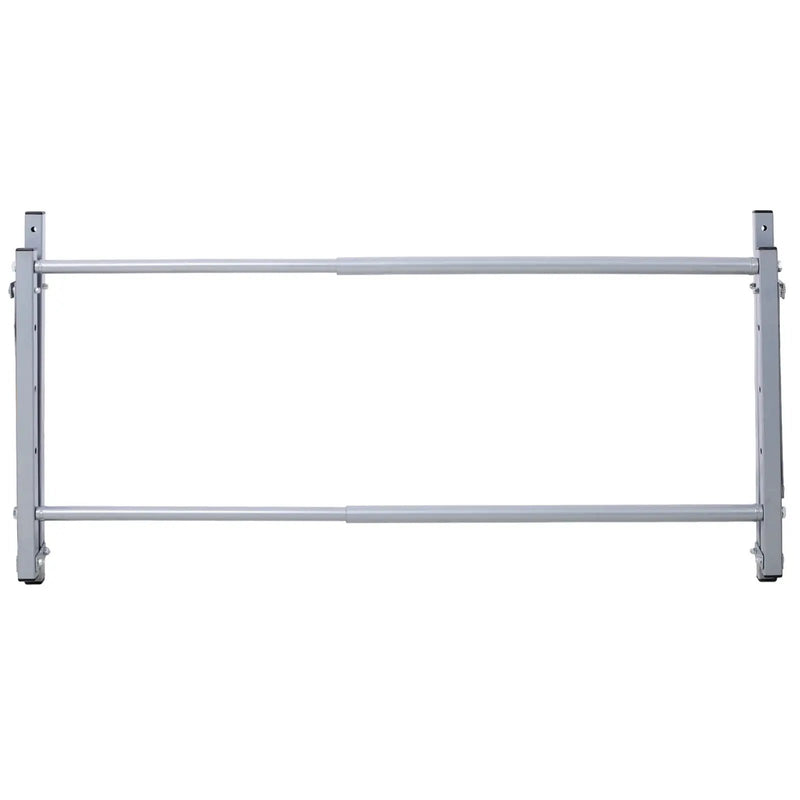 Wall-Mounted Folding Tire Storage, 30.5 To 50.5" Wide, Supports 300 Pounds - Silver by HouseOfZazla