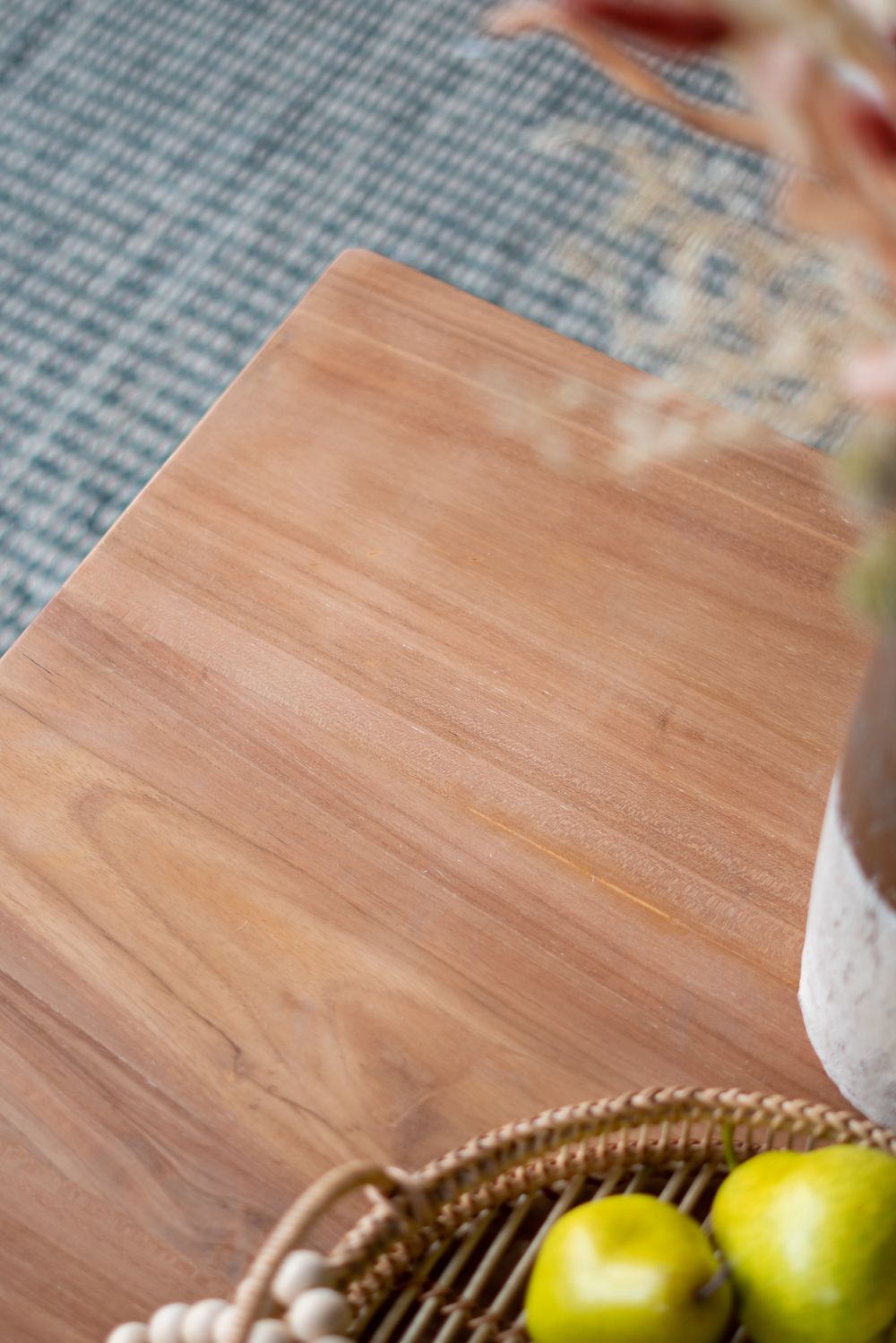 Teak Coffee Table - Natural Wood / Brown by HouseOfZazla