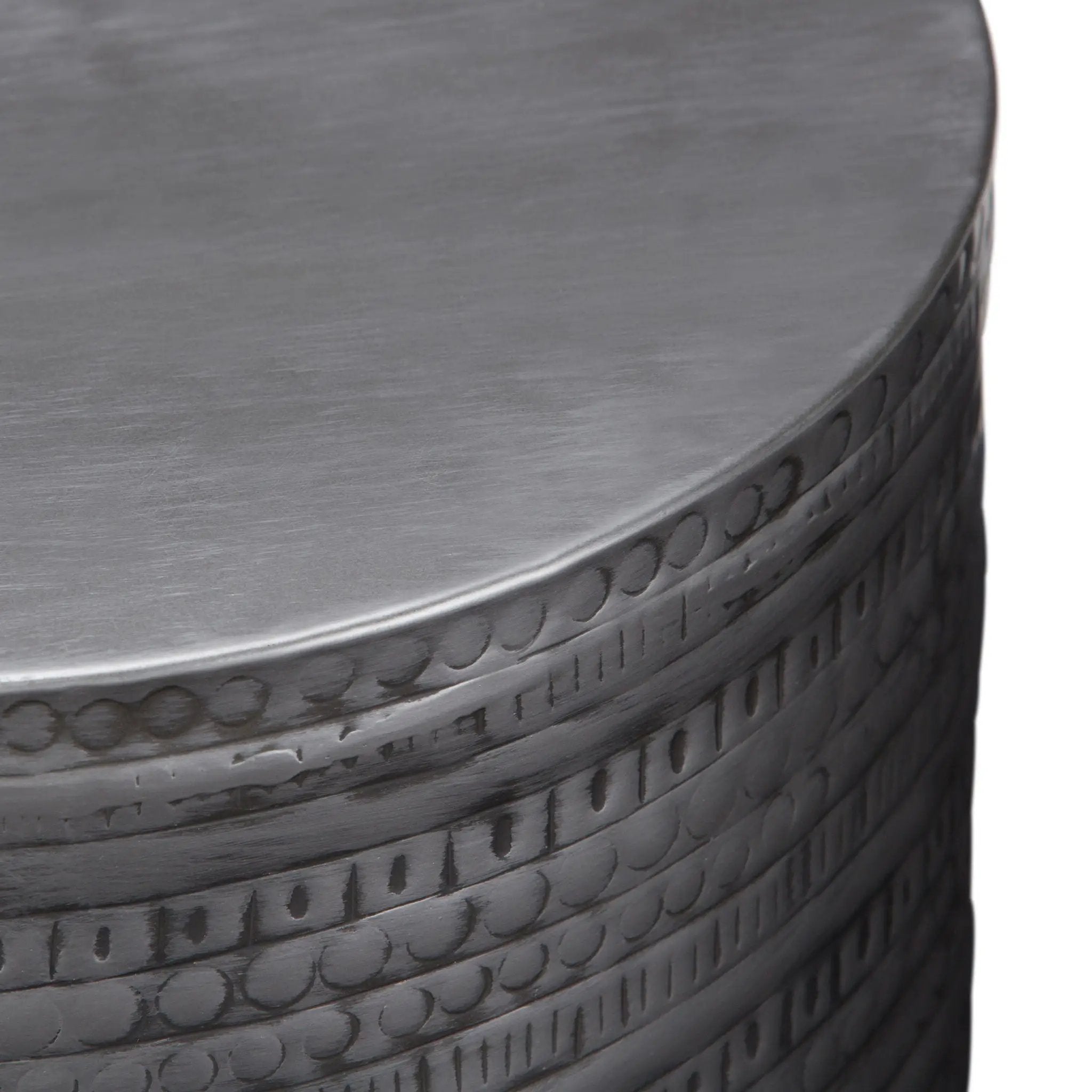 Johnsen - Handcrafted Large Metal Accent Table by Unique Piece Furniture