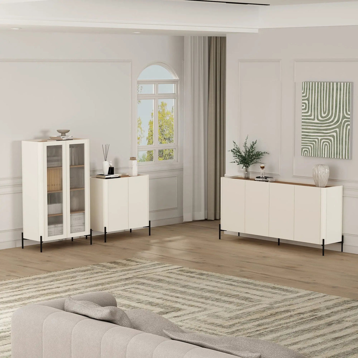 Abbey - Sideboard With Adjustable Shelves by HouseOfZazla
