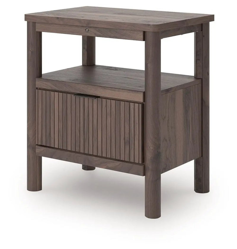 Pamytta - One Drawer Night Stand - Brown by Unique Piece Furniture