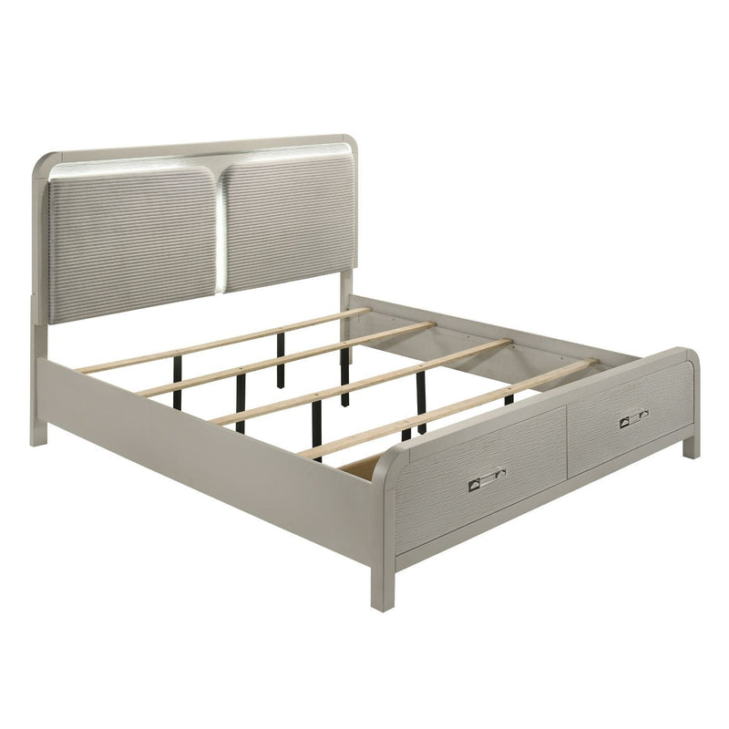 Aria - Bed With Storage Drawers by HouseOfZazla