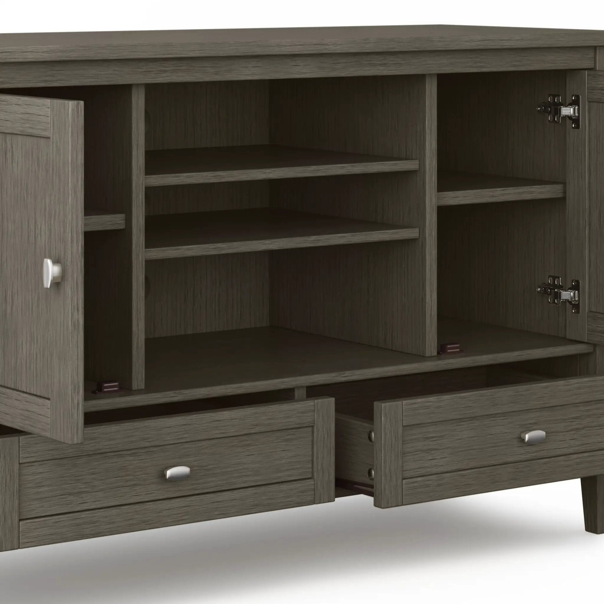 Warm Shaker - TV Media Stand Handcrafted by Unique Piece Furniture