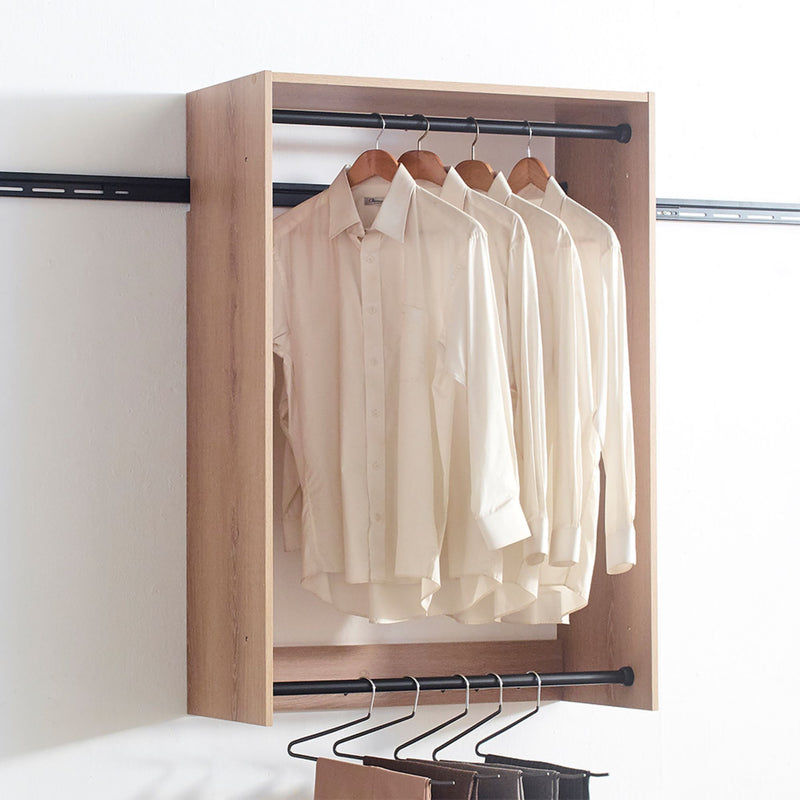 Devi - Wall Mounted Wood Closet System & Modular Units by HouseOfZazla