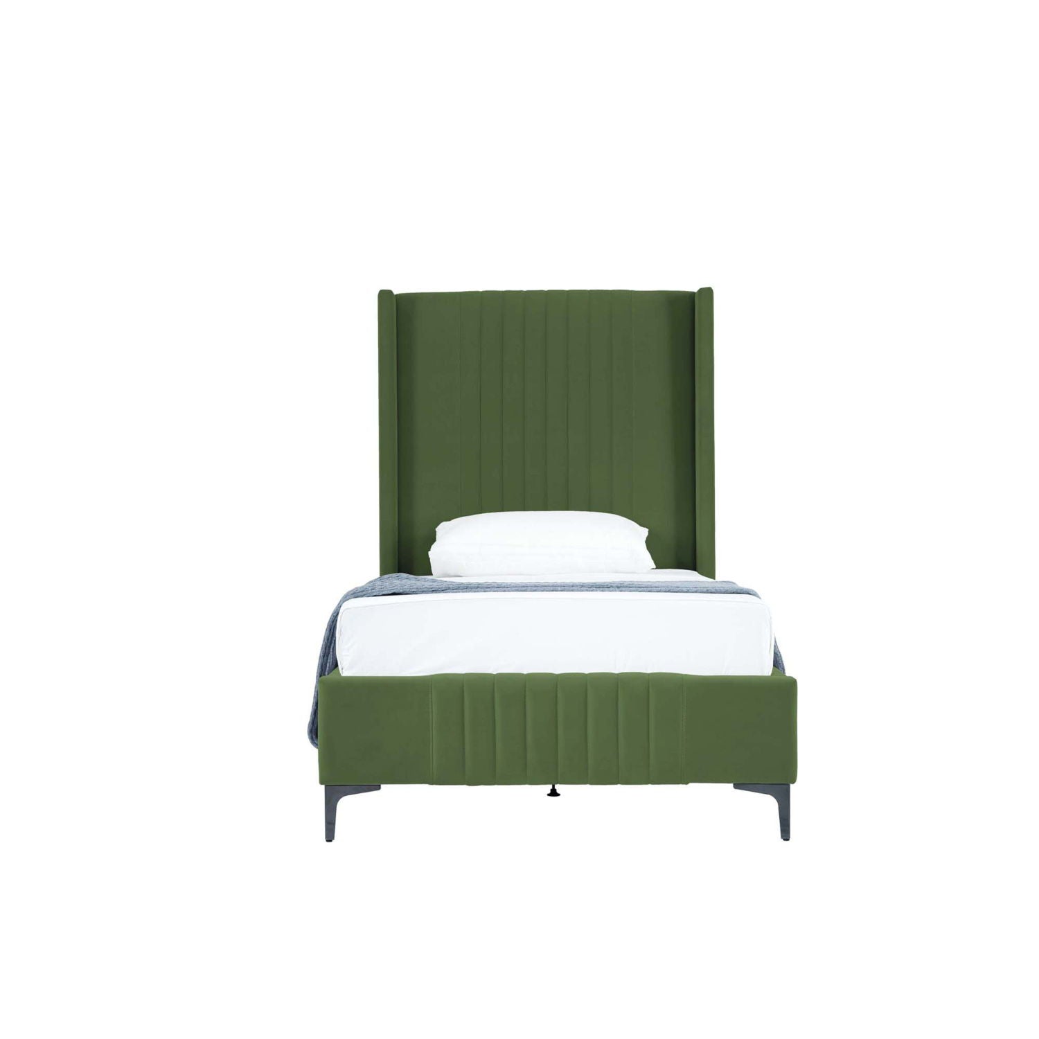 Promenade - Bed With Upholstered Headboard And Slats by HouseOfZazla
