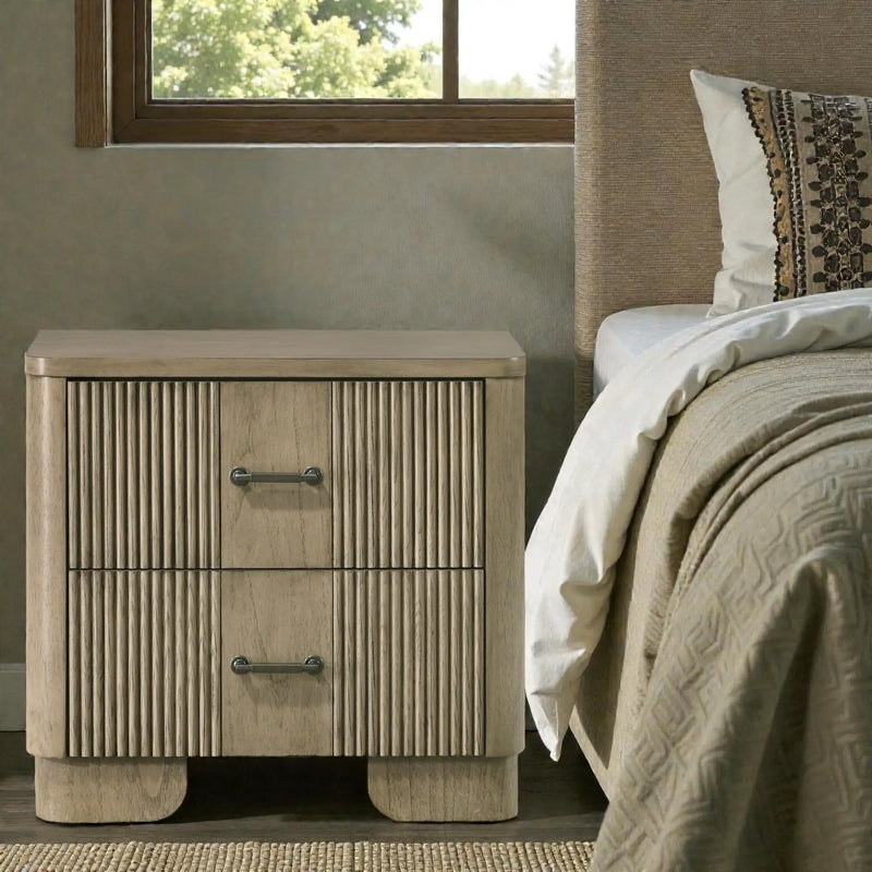 Lakkari - Nightstand - Oak by HouseOfZazla