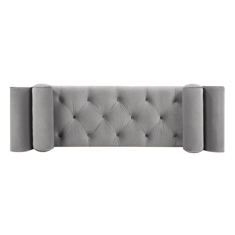 Alma - Tufted Flared Arm Entryway Bench by HouseOfZazla
