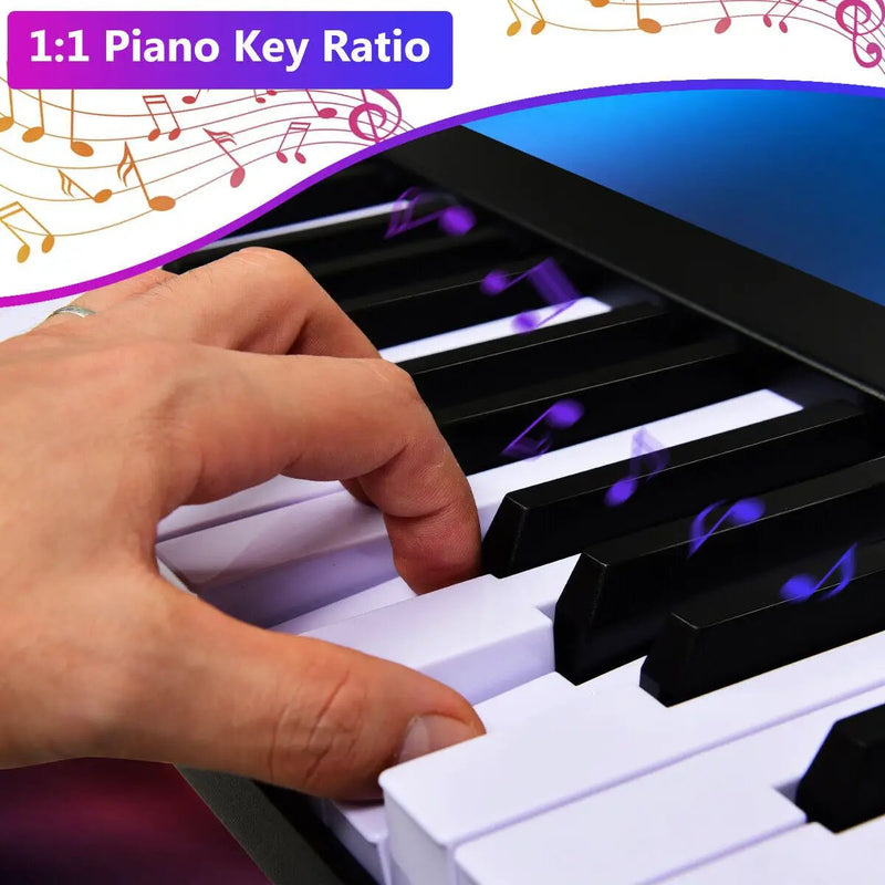 88-Key Portable Electronic Piano with Voice Function by DirectDeals