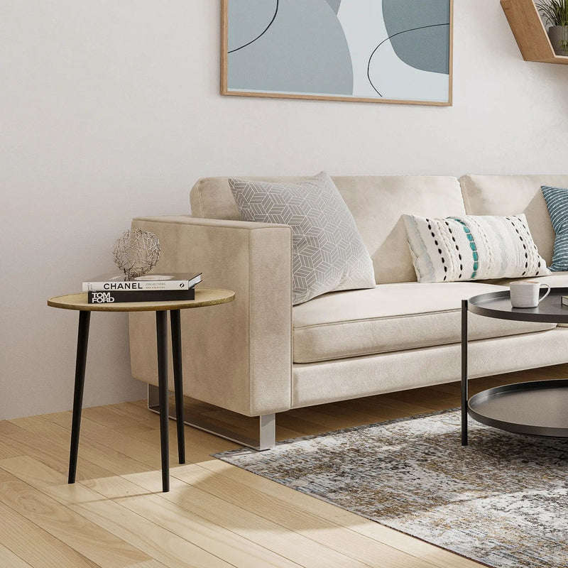 Tanner - Metal Side Table - Gold by Unique Piece Furniture