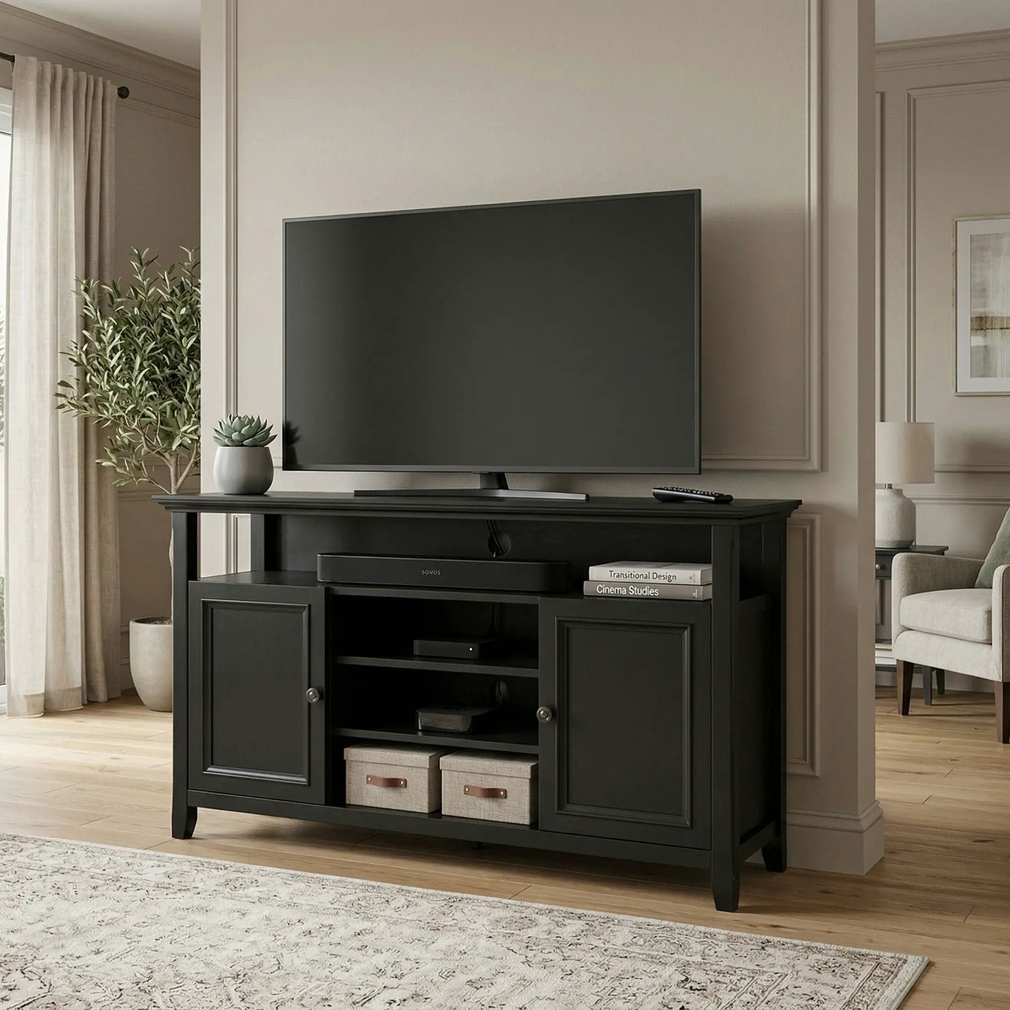 Amherst - TV Media Stand, Handcrafted by Unique Piece Furniture