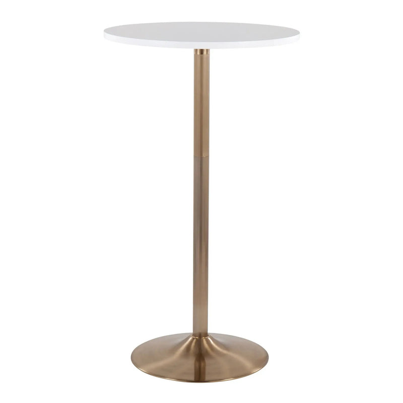 Pebble - Contemporary & Glam Adjustable Dining / Bar Table by Unique Piece Furniture