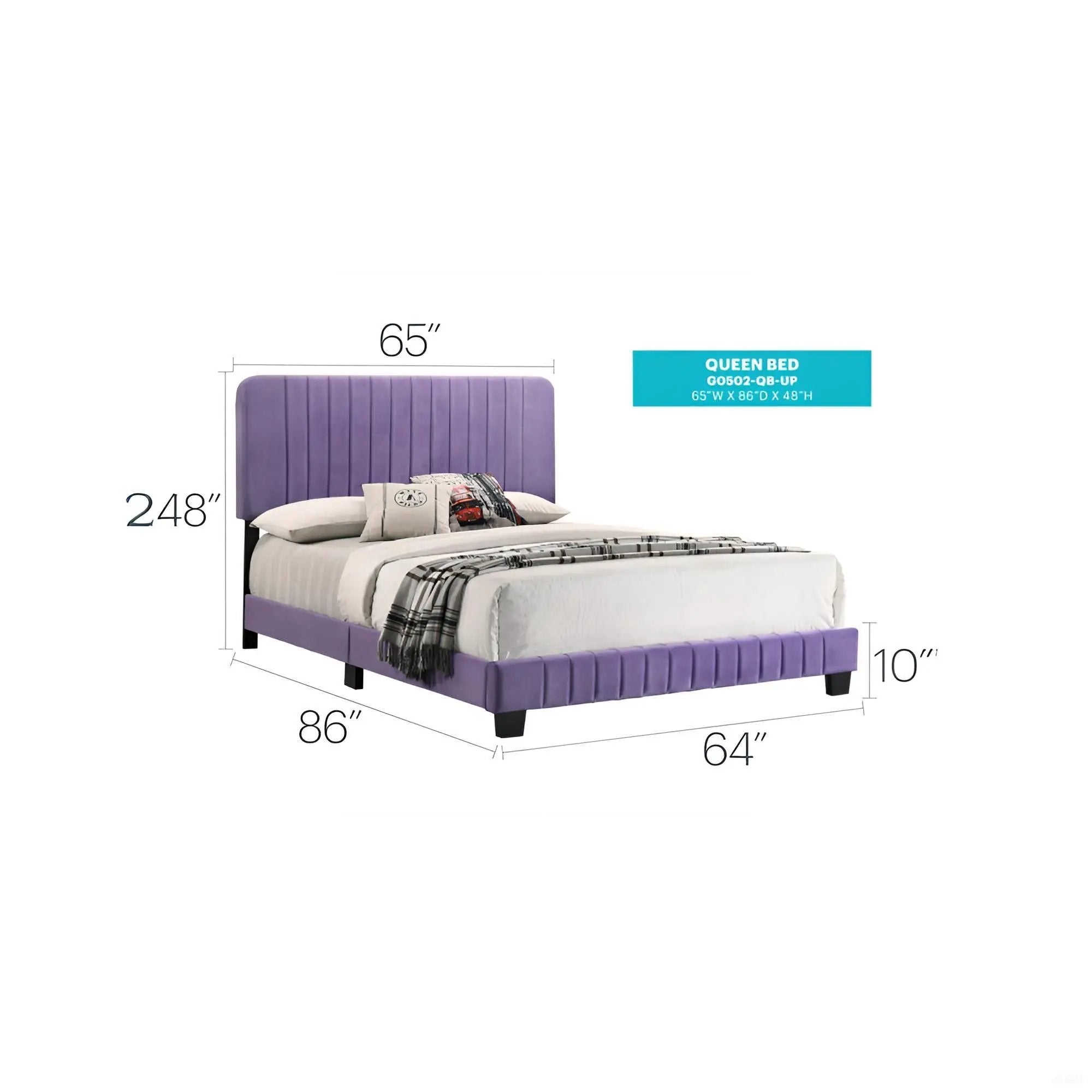Channel Tufted Bed by HouseOfZazla