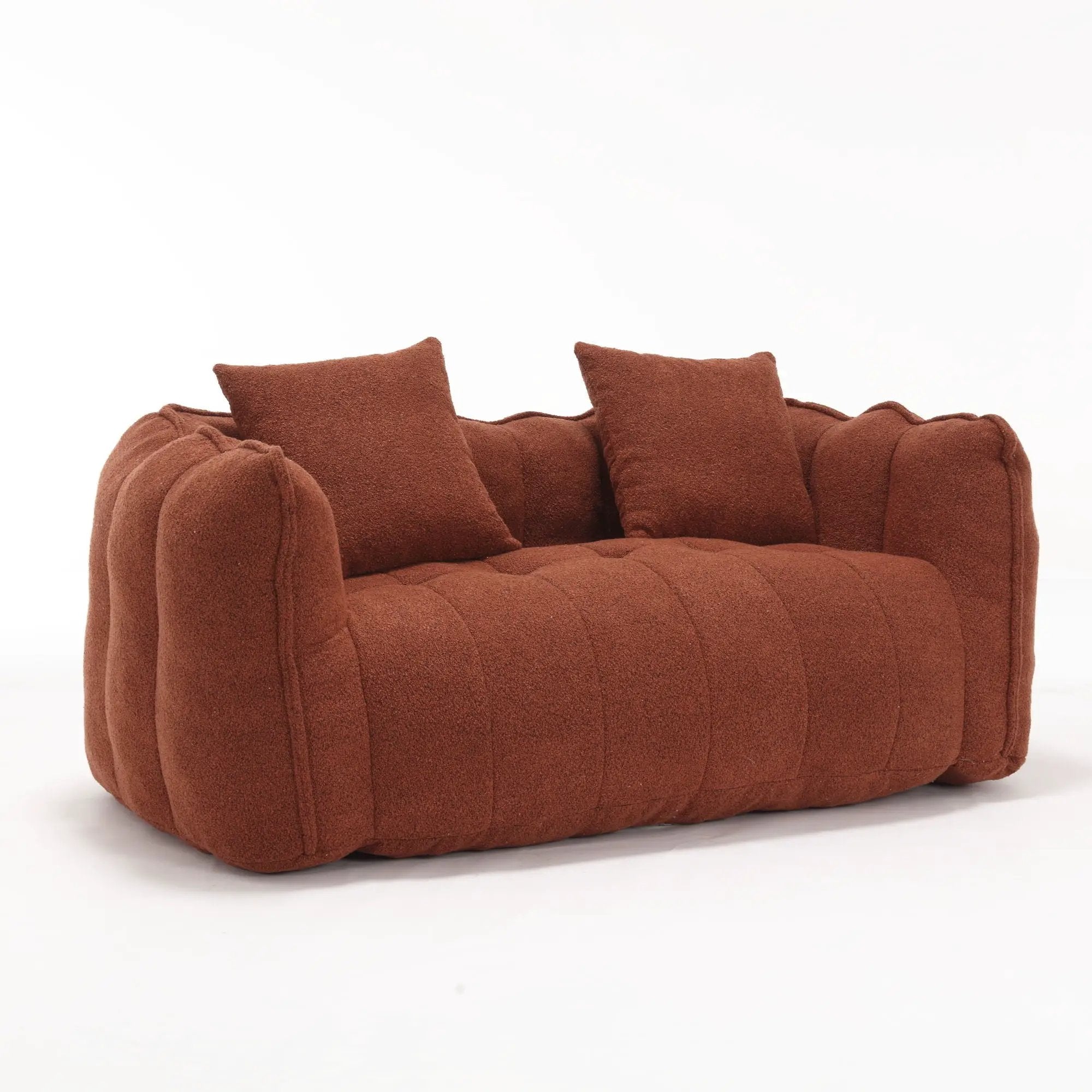 Cozy Beanbag Chair With High Resilience Foam Core For 2 by HouseOfZazla
